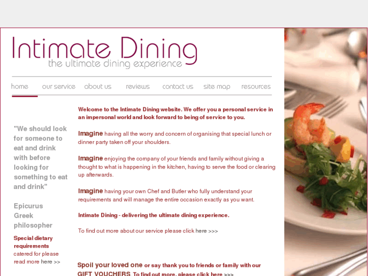 www.intimate-dining.co.uk