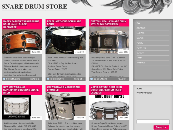 www.snaredrumstore.com
