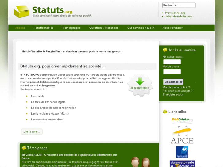 www.statuts.net