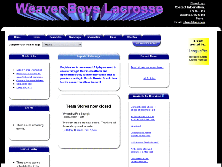 www.weaveraalacrosse.com