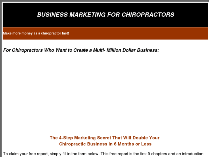 www.businessmarketingforchiropractors.com