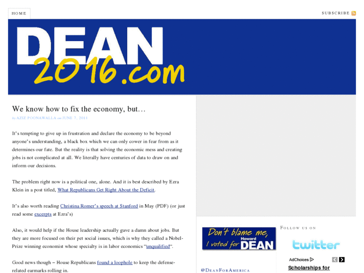 www.dean2016.com