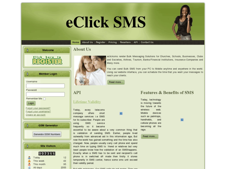 www.eclicksms.com