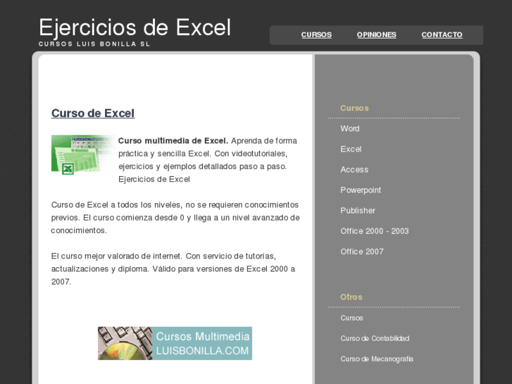 www.ejerciciosdeexcel.com