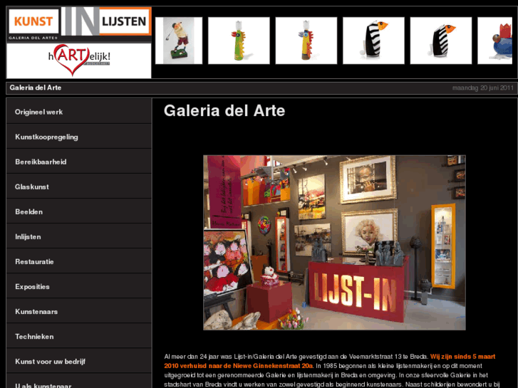 www.galeriadelarte.nl