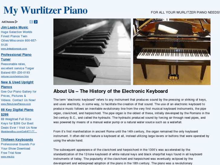 www.mywurlitzerpiano.com