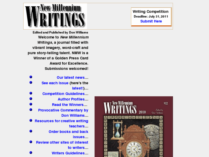 www.newmillenniumwritings.com