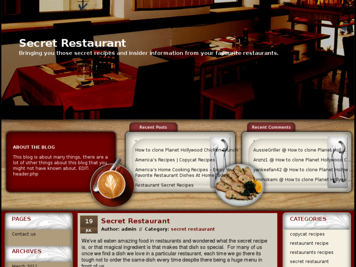 www.secretrestaurant.com