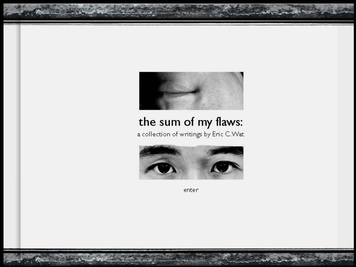 www.thesumofmyflaws.com