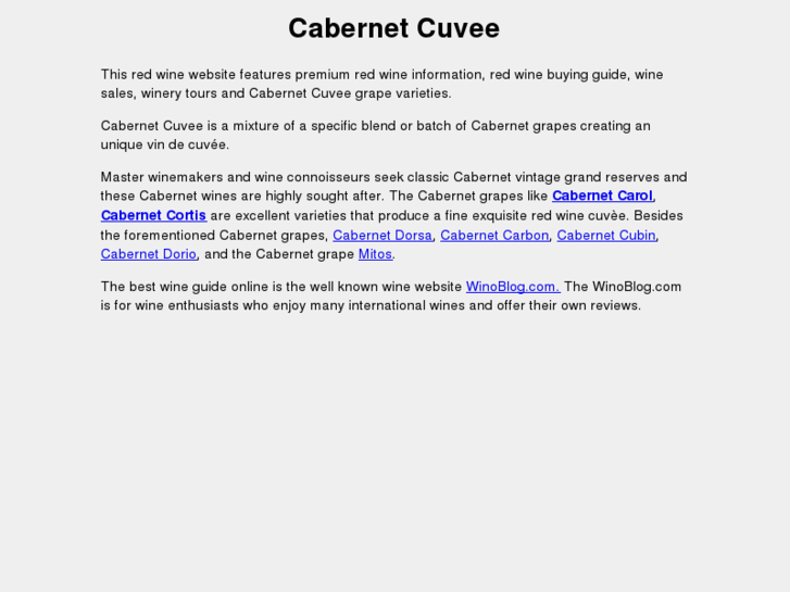 www.cabernetcuvee.com
