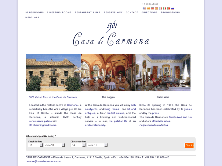 www.casadecarmona.com