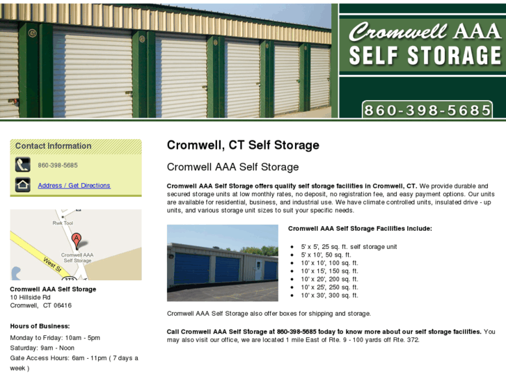 www.cromwellaaaselfstorage.com