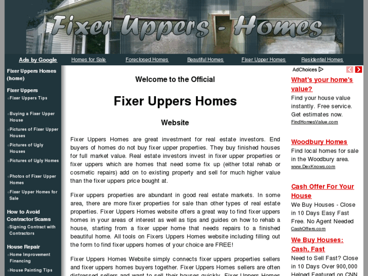 www.fixer-uppers-homes.com