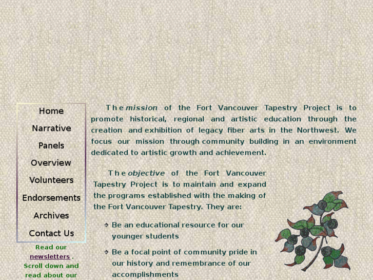 www.fortvancouvertapestry.com