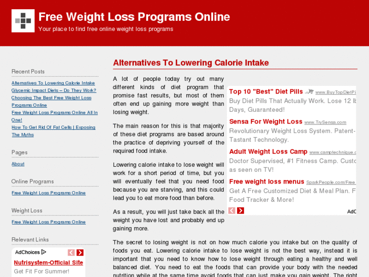 www.freeweightlossprogramsonline.org