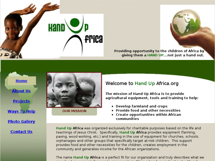 www.handupafrica.org