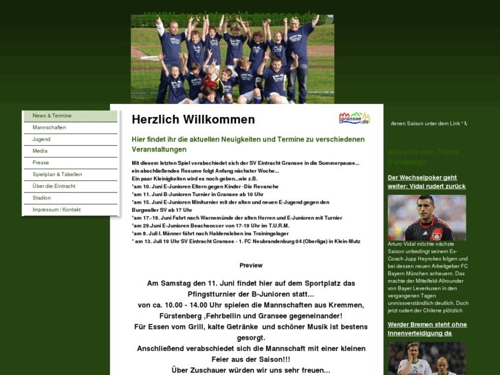 www.sv-eintracht-gransee.de