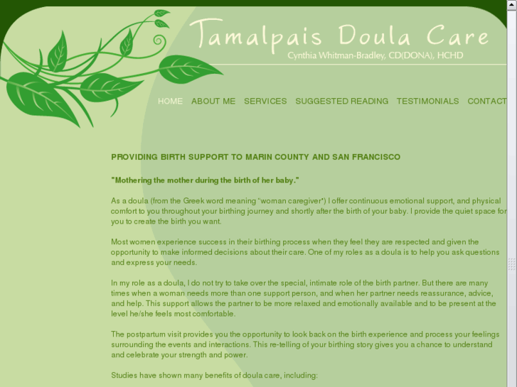 www.tamalpaisdoulacare.com