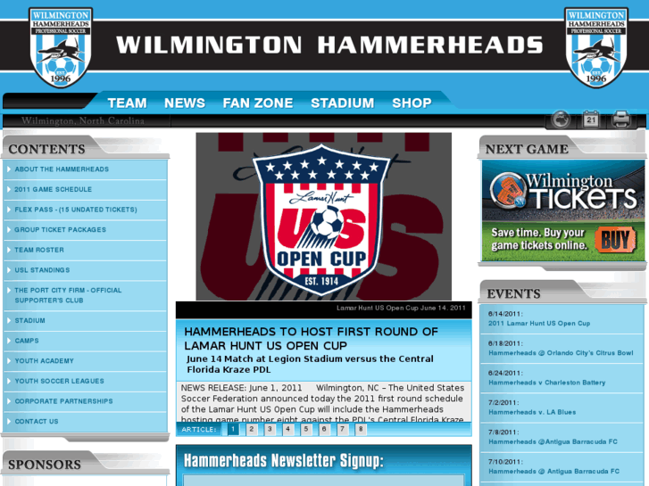 www.wilmingtonhammerheads.com