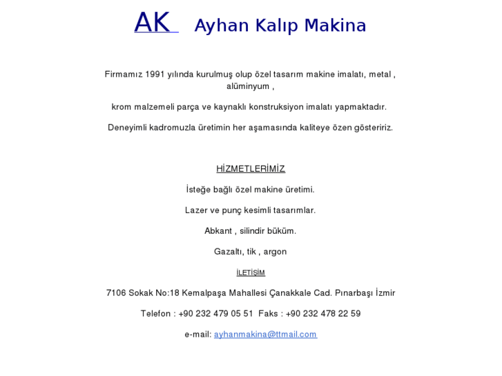 www.ayhanmakina.com