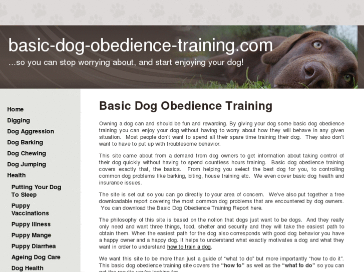 www.basic-dog-obedience-training.com