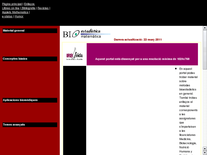 www.bioestadistica.org