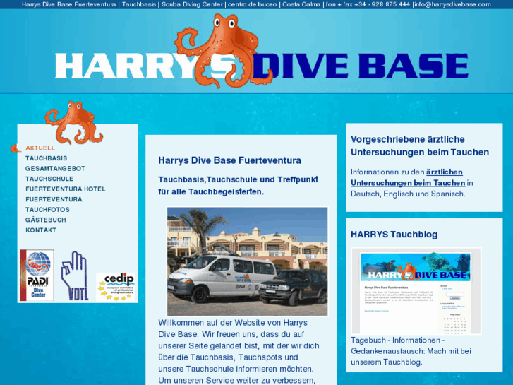 www.harrysdivebase.com