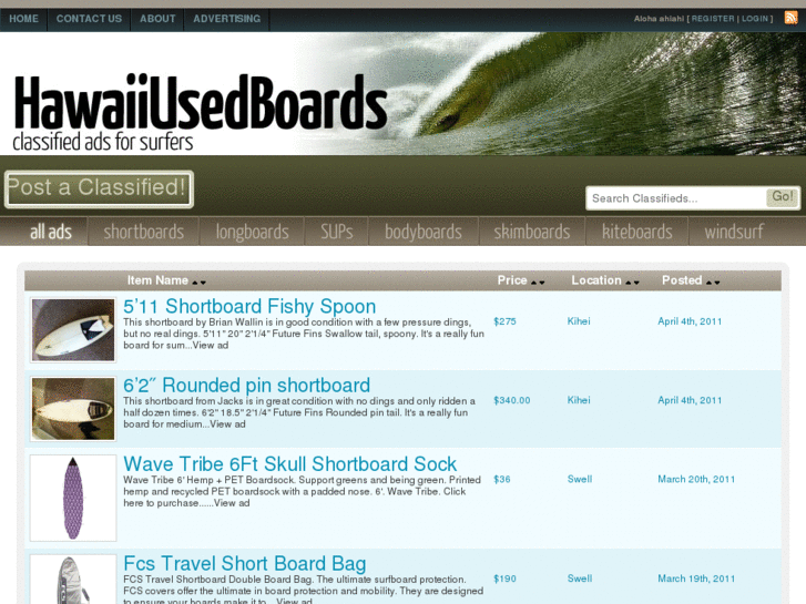 www.hawaiiusedboards.com