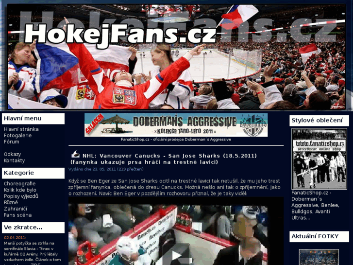 www.hokejfans.cz