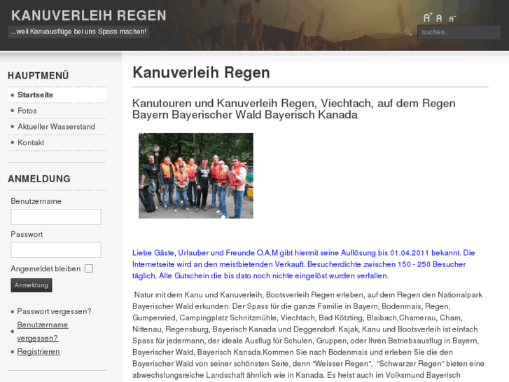 www.kanuverleih-regen.de