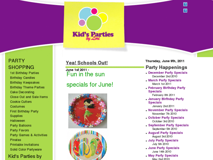 www.kidspartiesbylori.com