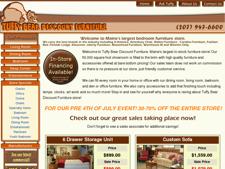 www.mainebedroomfurniturestore.com