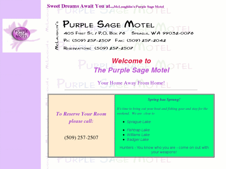 www.purplesagemotel.com