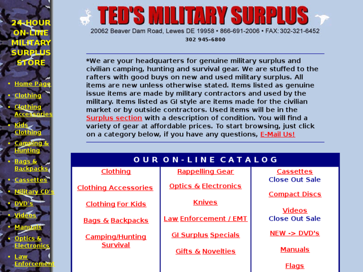 www.tedsmilitarysurplus.com