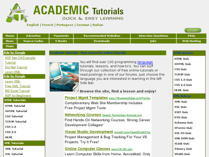 www.academictutorials.com