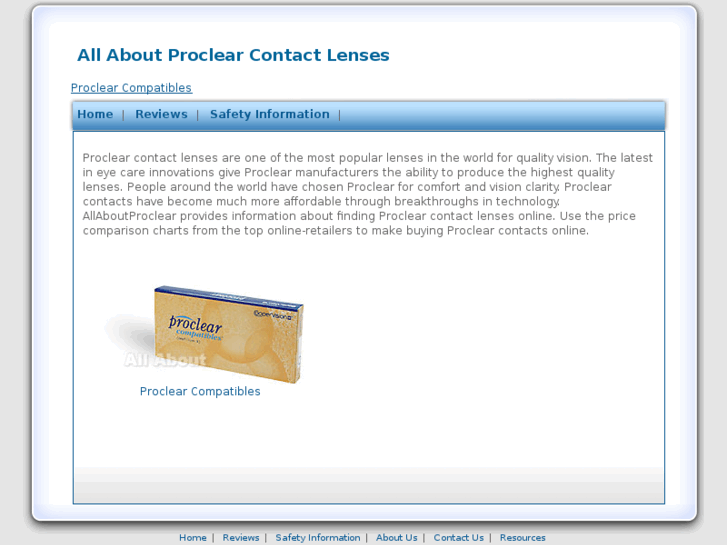 www.allaboutproclearcontactlenses.com