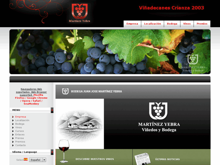 www.bodegamartinezyebra.com