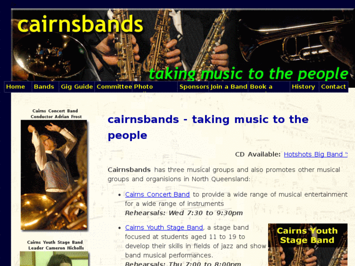 www.cairnsbands.com