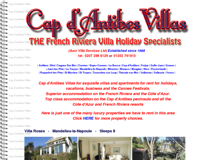 www.capdantibesvillas.com