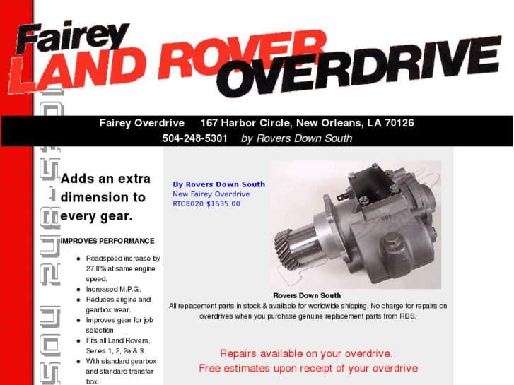 www.faireyoverdrive.com