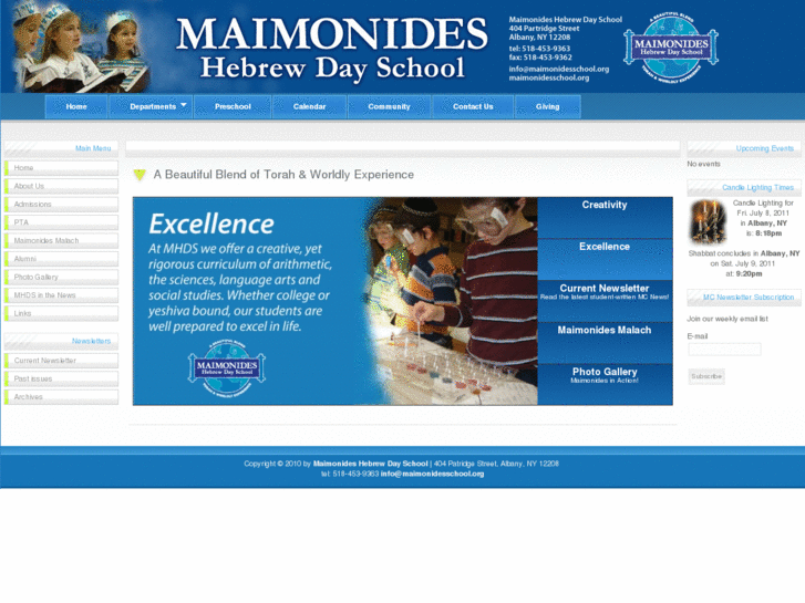 www.maimonidesalbany.com