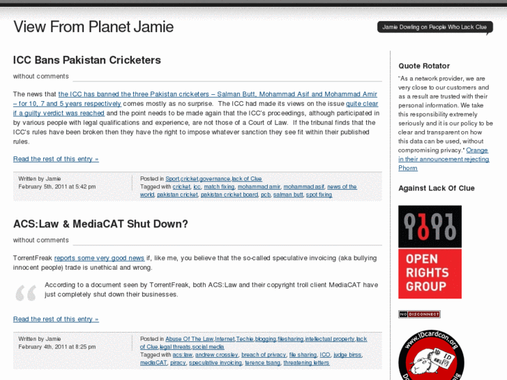 www.planetjamie.co.uk