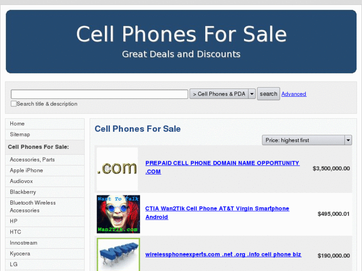 www.cellphonesforsaleunlocked.com