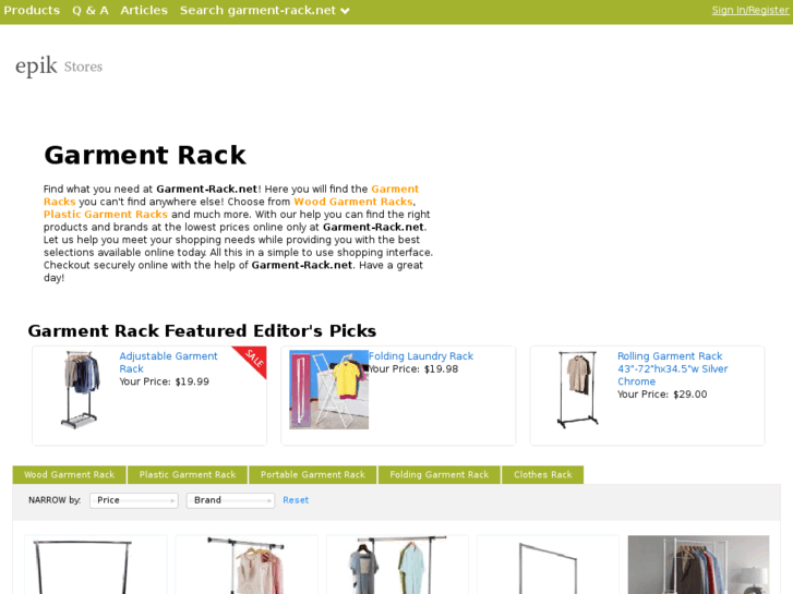 www.garment-rack.net