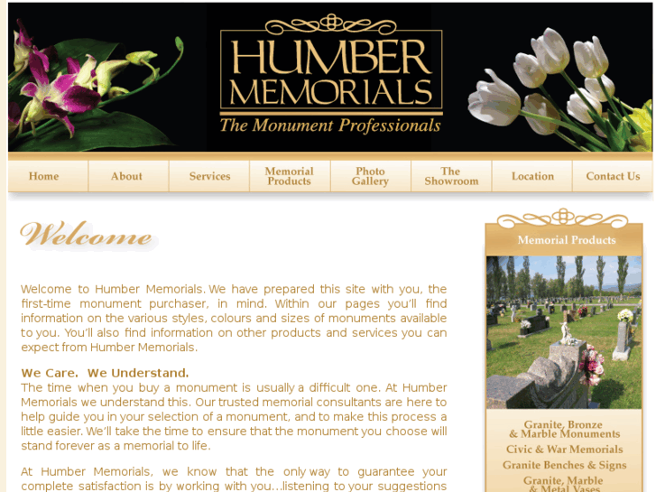 www.humbermemorials.com