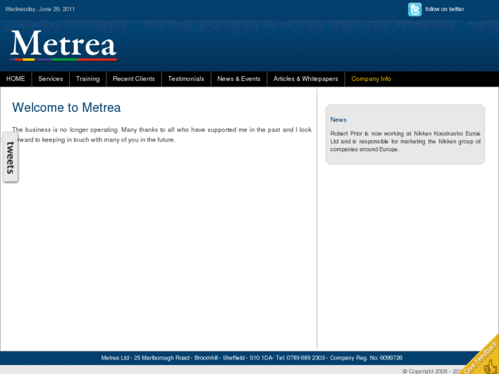 www.metrea.co.uk