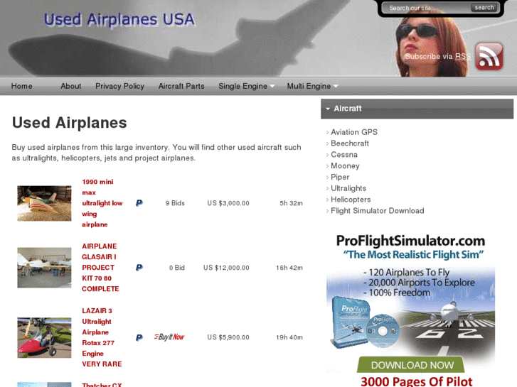 www.usedairplanesusa.com