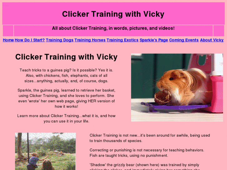 www.vickysclickertraining.com