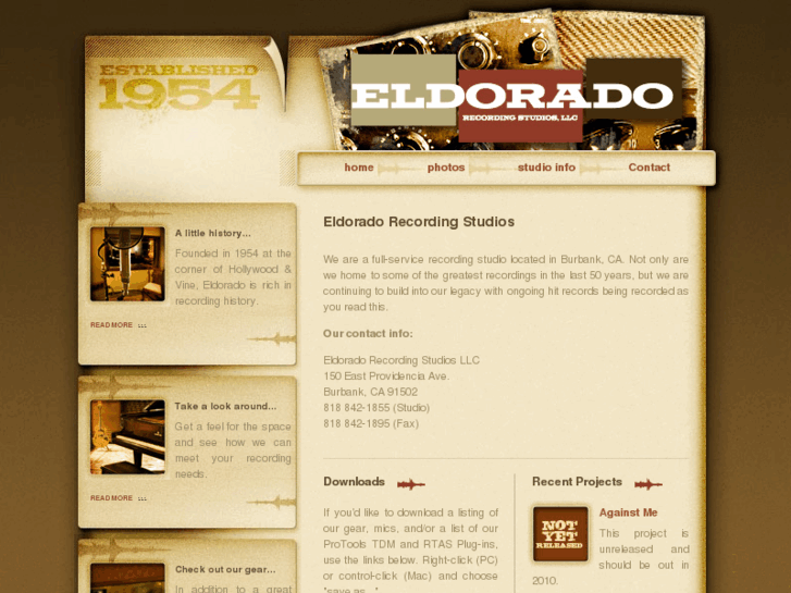 www.eldoradorecording.com