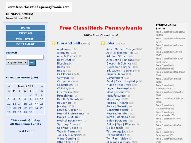 www.free-classifieds-pennsylvania.com